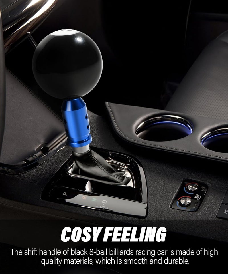 SUJADE YAKEFLY Universal Gear Shift Knob Adapter,Aluminum Alloy Automatic Shifter Adapter Car Adapter,Shifter Boot Retainer Stick Connector for Non-Threaded Manual M12x1.25 (Blue), 299PDTPJ001 - Image 5